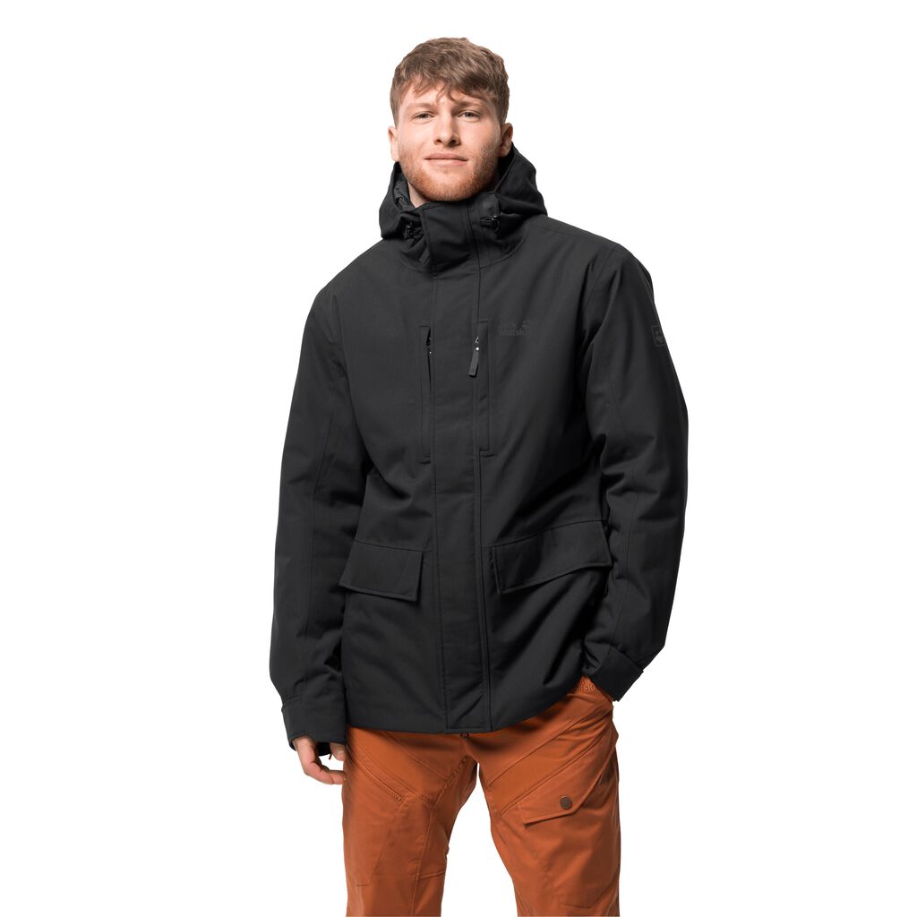 Jack Wolfskin WEST μπουφαν χειμερινα ανδρικα μαυρα | GR4736768